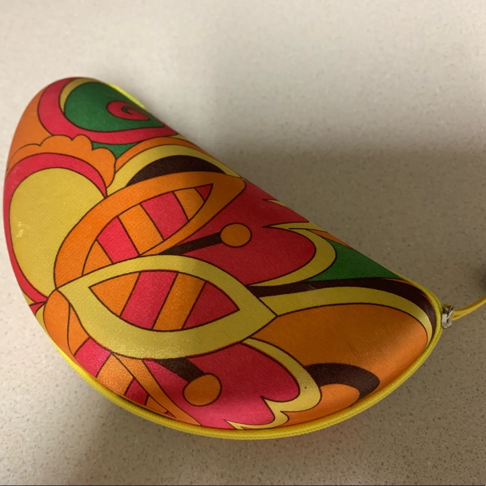 California EYEGLASSES SUNGLASSES CASE geometric kaleidoscope Pucci-esque